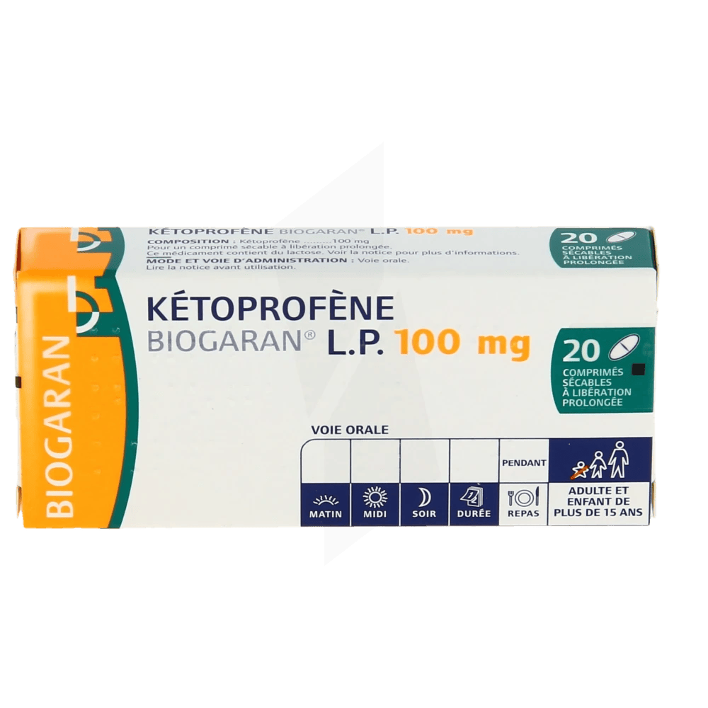 Kétoprofène LP 100mg